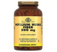 Псиллиум, клетчатка кожицы листа 500 мг капсулы